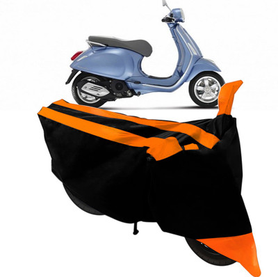 Flipkart SmartBuy Two Wheeler Cover for Universal For Bike(Black, Orange)