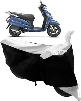 Flipkart SmartBuy Two Wheeler Cover for Honda(Black, Silver)