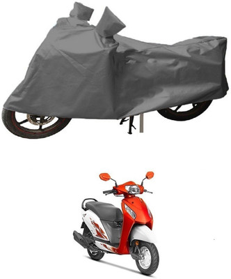 JVG Two Wheeler Cover for Honda(Activa i, Grey)