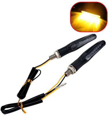 AutoCart Front, Rear, Side LED Indicator Light for Suzuki Gixxer(White, Amber)
