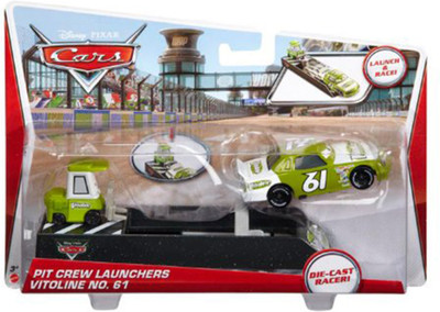 

kidoz kingdom DISNEY PIXAR CARS PIT CREW LAUNCHERS VITOLINE NO. 61(Multicolor)