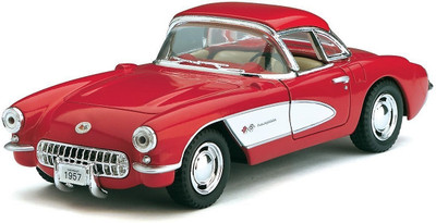 

Cosita Licensed 5'' 1957 Chevrolet Corvette Die Cast Car(White)