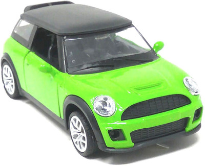 

Akrobo Die-Cast Luxury Metal Sport Car Pull Back with Openable Doors and Light and Music Gift for Kids Green(Green)