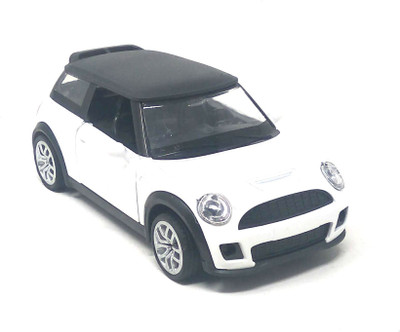 

Akrobo Die-Cast Luxury Metal Sport Car Pull Back with Openable Doors and Light and Music Gift for Kids White(White)