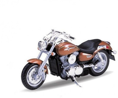 

Welly 1:18 Die Cast Motorcycle Kawasaki 2002 Vulcan 1500 Mean Streak(Multicolor)