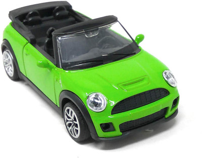 

Akrobo Die-Cast Open Top Metal Sport Car Pull Back with Operable Doors and Light and Music Gift for Kids Green(Green)
