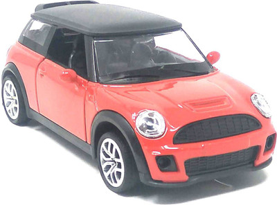 

Akrobo Die-Cast Luxury Metal Sport Car Pull Back with Openable Doors and Light and Music Gift for Kids Red(Red)