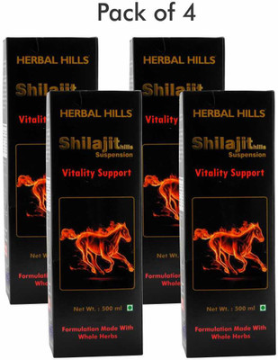 

Herbal Hills Shilajithills Herbal Shots (Pack of 4)(500 ml)