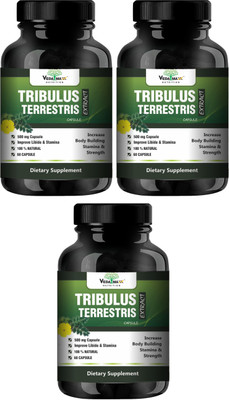 

VEDA MAXX Tribulus Terrestris, with 40% Saponins for a bodybuilding supplement.(Pack of 03)(500 mg)