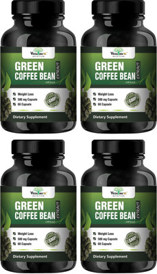 

VEDA MAXX Green Coffee Beans Pure & Natural Weight Management Supplement (Pack of 04)(500 mg)