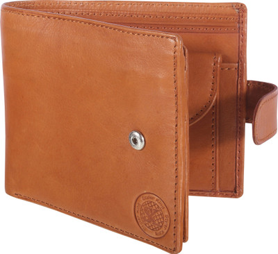 

Styler King Men Tan Genuine Leather Wallet(6 Card Slots)