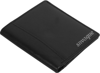 

SNVOGUE Men Casual Black Genuine Leather Wallet(8 Card Slots)