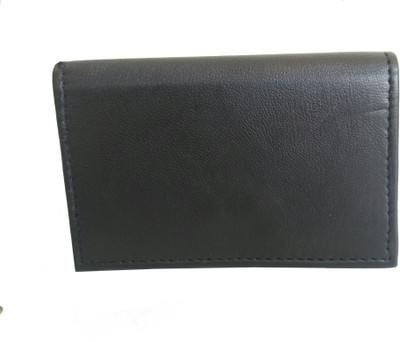 

FS Men Black Genuine Leather Card Holder(20 Card Slots)