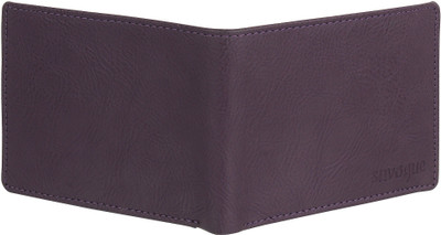 

snvogue Men Purple Artificial Leather Wallet(6 Card Slots)