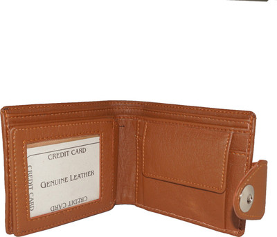

Element Cart Men Formal Brown Artificial Leather Wallet(5 Card Slots), Tan