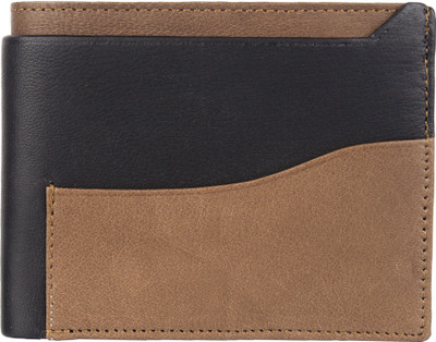 

SNVOGUE Men Casual Beige, Black Genuine Leather Wallet(3 Card Slots)