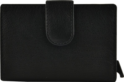 

Yogifts Retail Men Black Genuine Leather Card Holder(4 Card Slots)