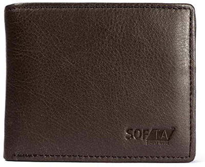 

SOFTA Men Tan Genuine Leather Wallet(4 Card Slots), Brown
