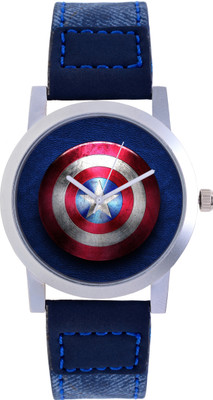 

AR Sales Designer Captain America Printed Dial Analog Watch - For Men