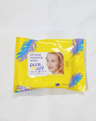 

Manarya Pure & Soft 25 facial Cleansing Wipes Yellow