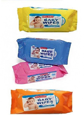 

Kidoyzz Baby Soft Cotton WET Wipes for Babies (4 Pieces)(4 Pieces)