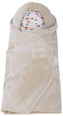 

Baybee Snuggle Pod Bab Blanket Bed with Pillow and Bolster Crib Bedding(Cotton And Polyester, Violet)