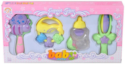 

TOYGALAXY Angel baby Series Rattle Rattle(Pink)