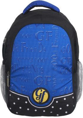 

Good Friends Polyester Casual Laptop 30 Laptop Backpack(Black), Blue