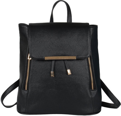 

New Eva STYLISH BLACK BACKPACK Backpack(Black, 10 L)