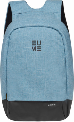 

EUME Shield 21 Ltr Anti Theft Laptop Backpack for 40 cm Laptop and Nylon Water Backpack With USB Charging Port - (Teal Blue) 21 L Backpack(Blue)