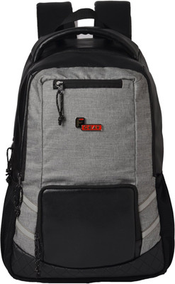 

F Gear Intellect Linen with Rain Cover 32.0 L Laptop Backpack(Black, Grey), Black;linen grey