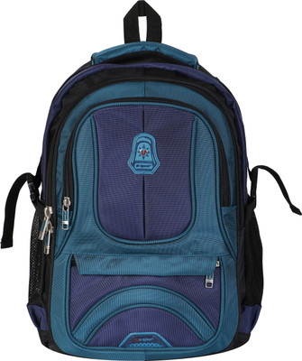 

Hi-Speed Laptop School Backpack With Rain Cover 30 L Backpack(Multicolor), Blueturquoise
