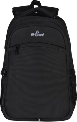 

Hi-Speed Laptop School Backpack With Rain Cover 30 L Backpack(Multicolor), Black