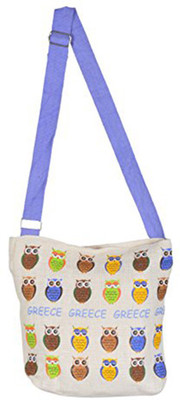

Bohemians' bag Wolf - Sling Jute Bag Waterproof Sling Bag(Multicolor, 12 L)