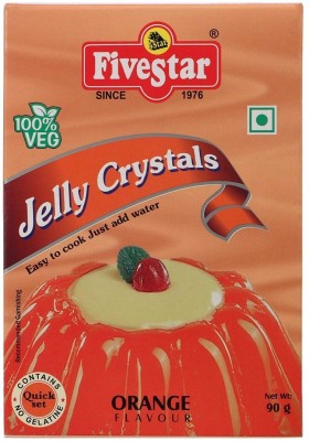 

5 Star Orange 90g each Pack of 4 Jelly Powder(360 g)