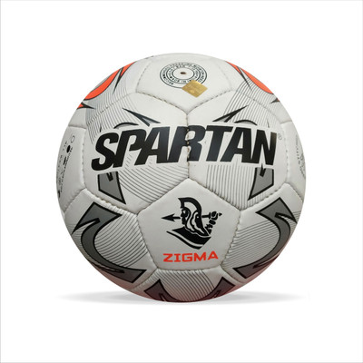 

Spartan ZIGMA Football - Size: (Pack of 1, White, Grey, Orange