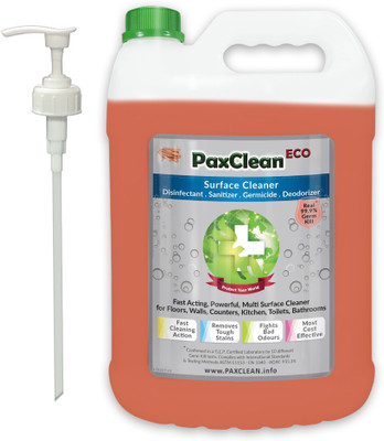 

PaxClean ECO (Sandalwood) 5L, Bathroom – Toilet Surface Disinfectant Sanitizer Cleaner, Germicide, Deodorizer, Cleaner Concentrate Sandalwood(5 L)