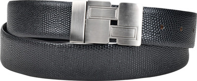 

Crazee Wear Men Casual Black Genuine Leather Reversible Belt