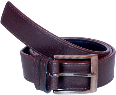 

deluxindia Men Casual Purple Synthetic Belt, Brown