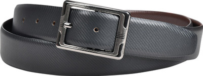 

Crazee Wear Men Casual Black Genuine Leather Reversible Belt