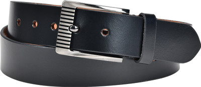 

Crazee Wear Men Casual Black Genuine Leather Belt