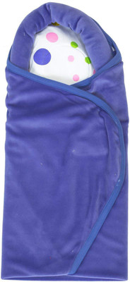 

Baybee Plain  Crib Baby Blanket(Cotton, Dark Blue