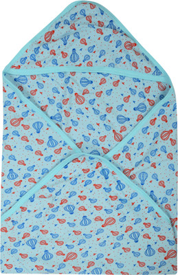 

VParents Printed  Swadding Baby Blanket(Cotton, Sky Blue