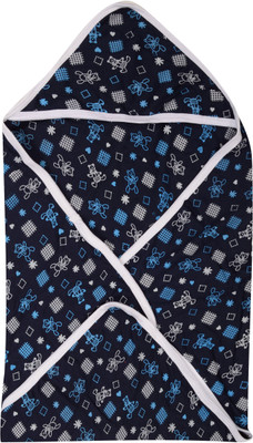 

VParents Printed  Swadding Baby Blanket(Cotton, Blue