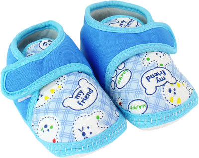 

Neska Moda Bear 6 To 12 Month Baby Booties(Toe to Heel Length - 11 cm Blue)