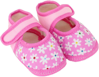 

Neska Moda Floral 6 To 12 Month Baby Booties(Toe to Heel Length - 11 cm Pink)
