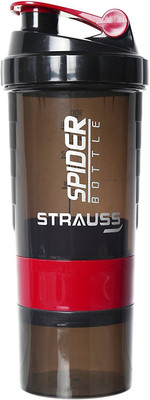 

Strauss Spider Bottle 500 ml Shaker(Pack of 1, Red)
