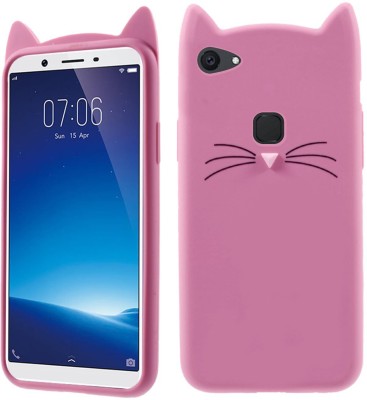 CASE CREATION Back Cover for Vivo Y81(Pink, Shock Proof, Silicon, Pack of: 1)
