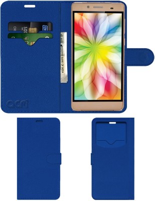 ACM Flip Cover for Iball Andi 5.5h Weber(Blue, Cases with Holder, Pack of: 1)