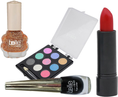 

Belle SET OF 1 EYE SHADOW + 1 LIPSTICK + 1 NAIL PAINT + 1 EYE LINER(Set of 1)